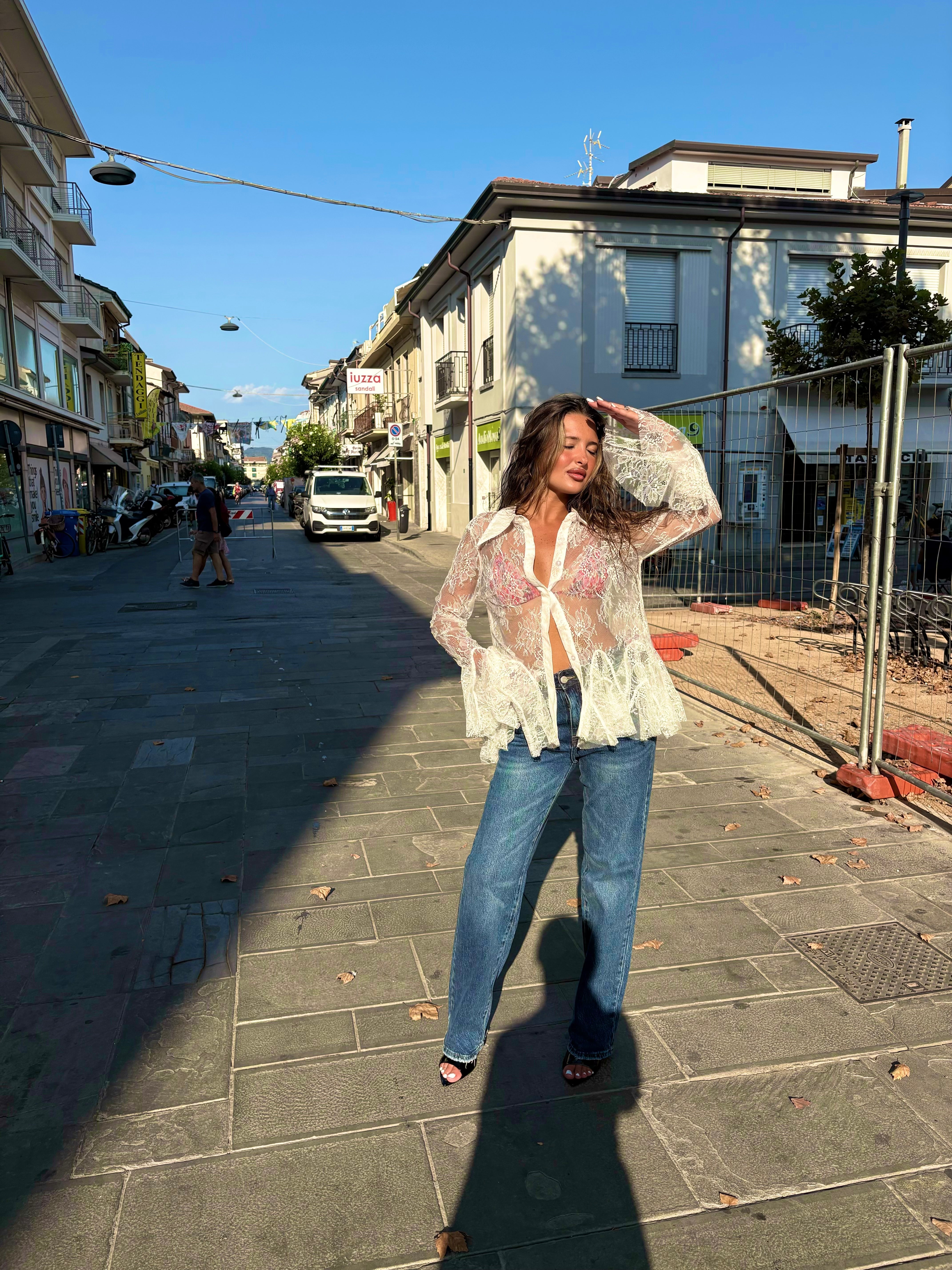 Camicietta pizzo over