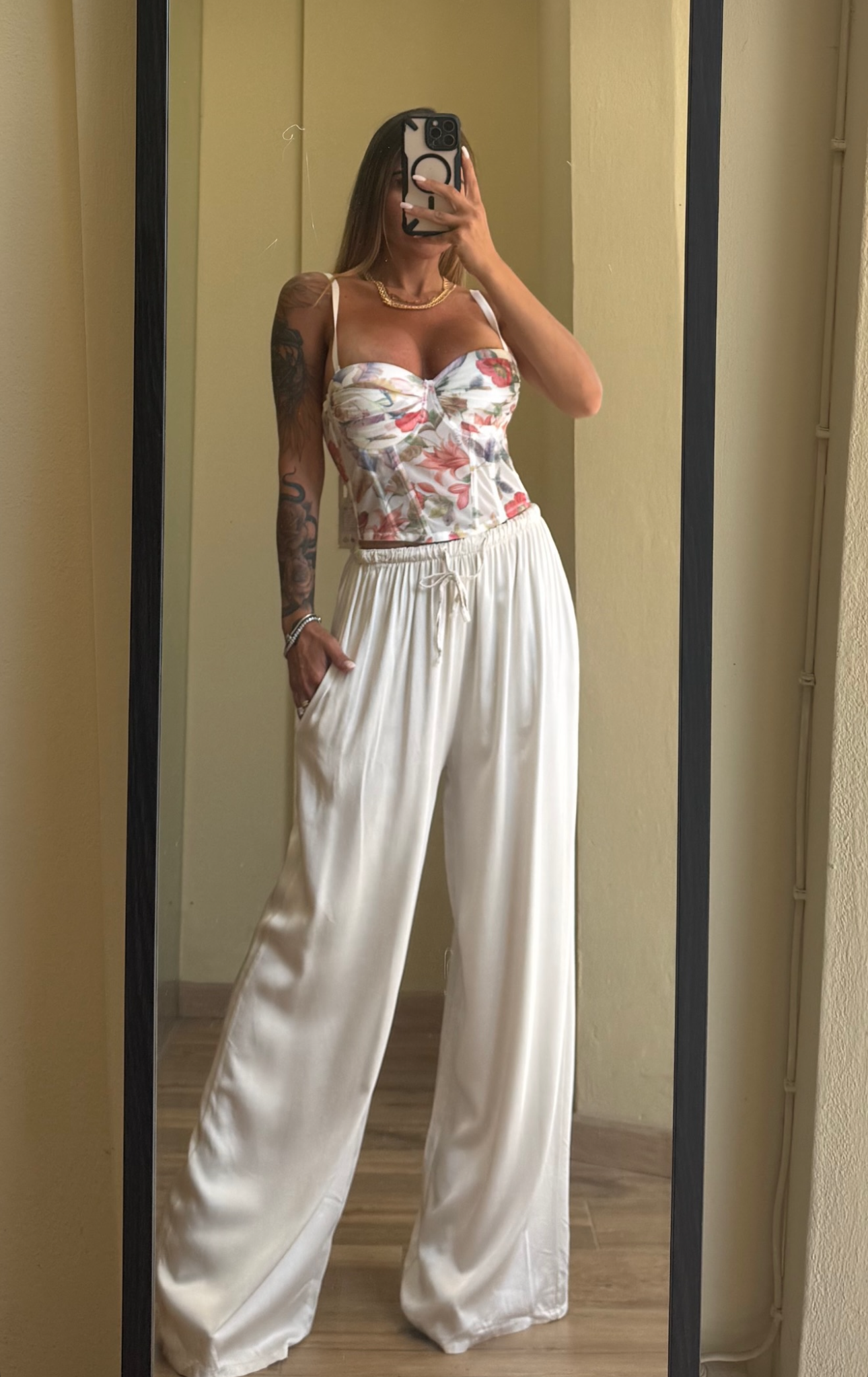 Corsetto floreale