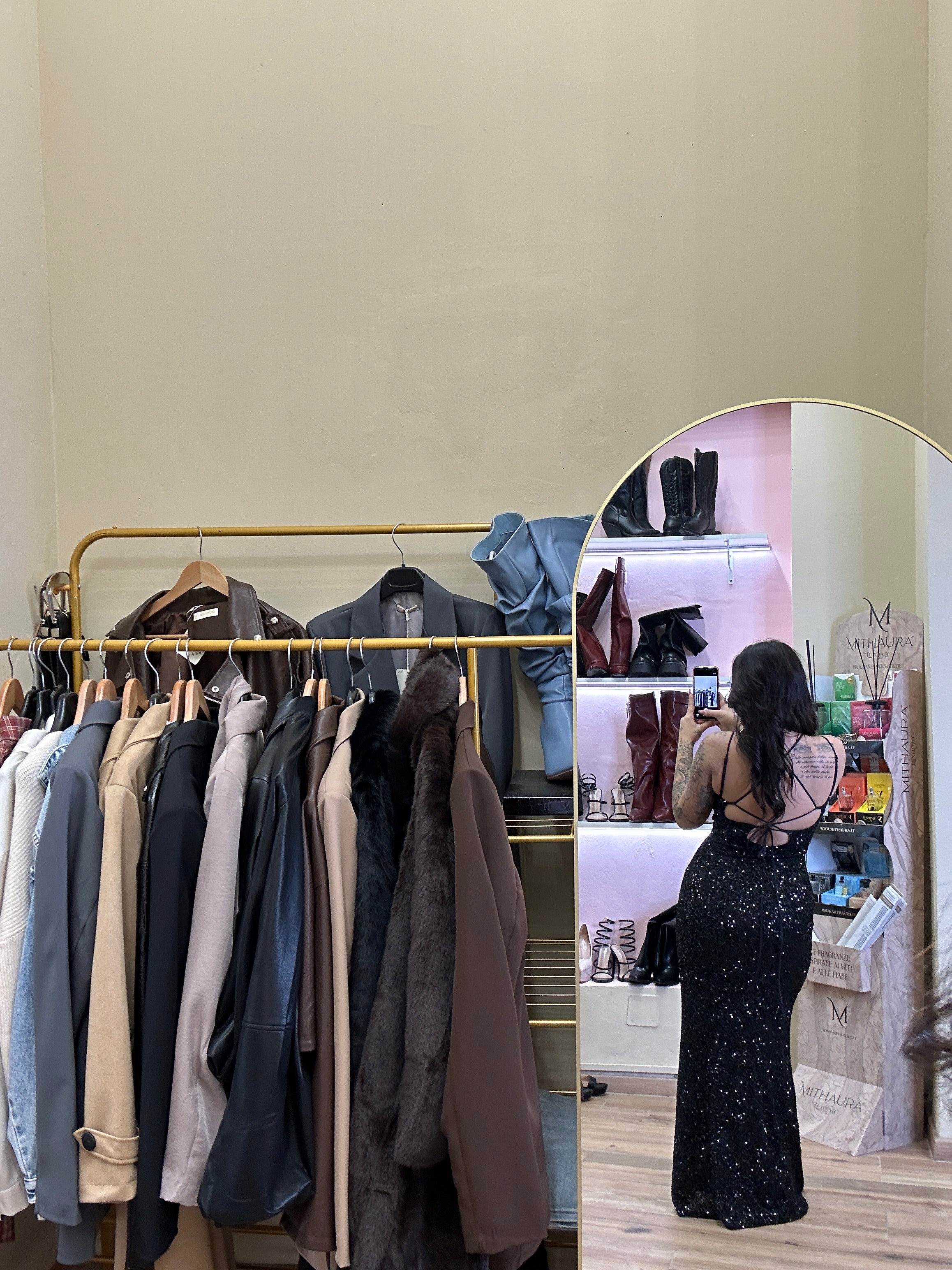 Vestito lungo paillettes