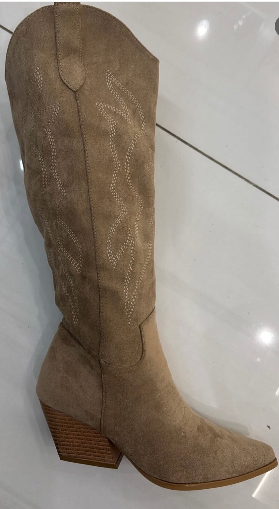 Camperos scamosciati beige